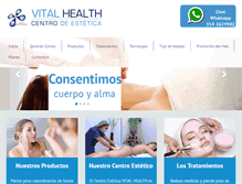 Tablet Screenshot of esteticavital.com